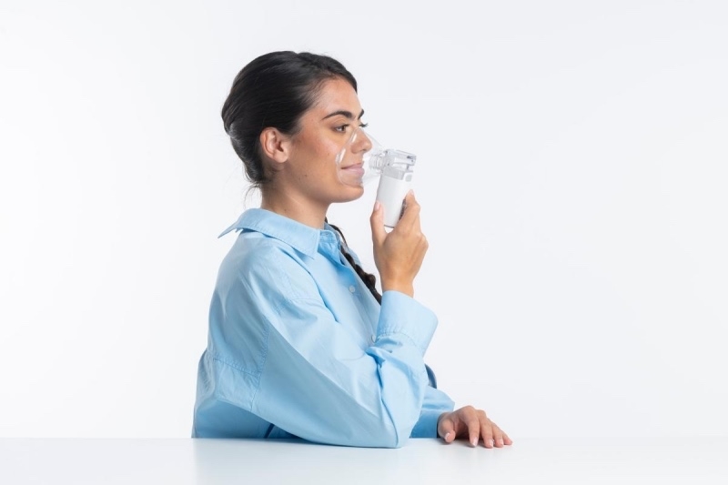 Aparat de aerosoli portabil si reincarcabil pentru adulti si copii Mesh NE1012, Laica