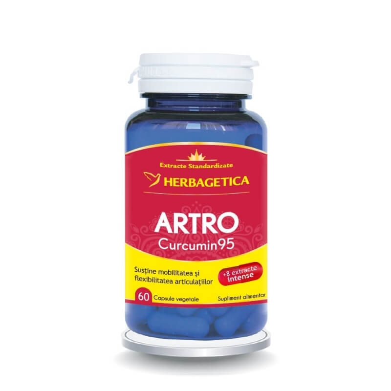 Artro+ Curcumin 95, 60 capsule, Herbagetica Artro+ Curcumin 95, 60 capsule, Herbagetica