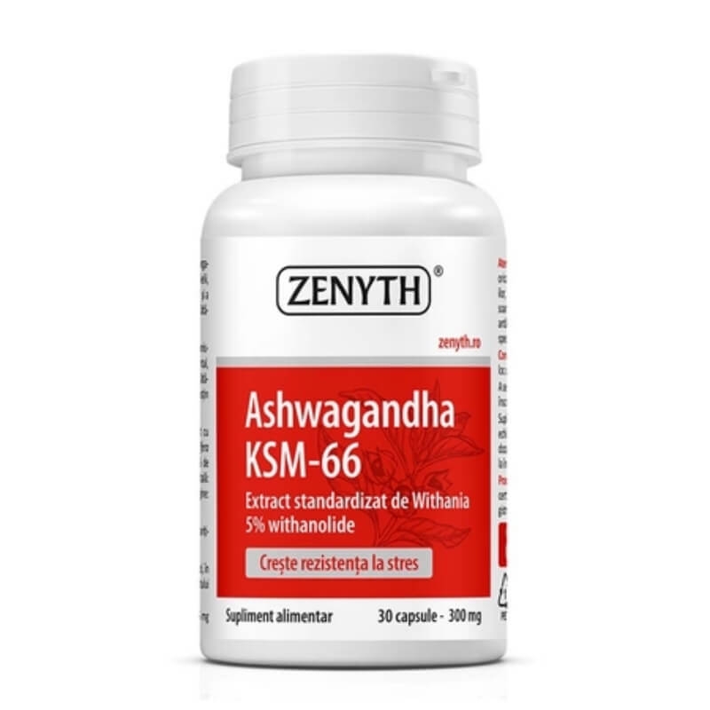 Ashwagandha KSM-66, 30 capsule, Zenyth Ashwagandha KSM-66, 30 capsule, Zenyth