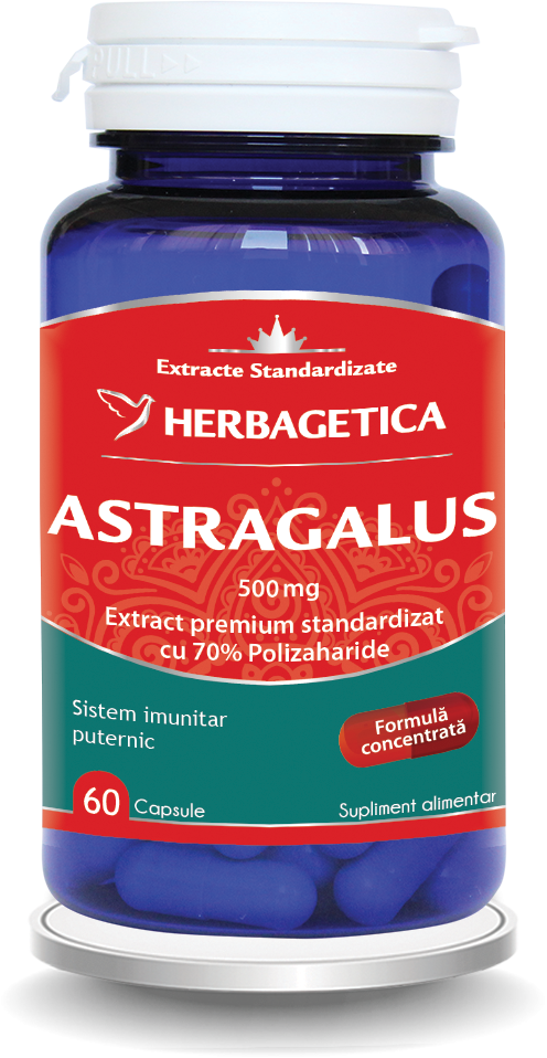 Herbagetica - Astragalus 500mg 60 caps. Herbagetica - Astragalus 500mg 60 caps.