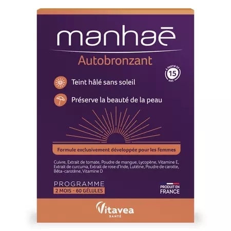 Autobronzant, 60 capsule, Manhae Autobronzant, 60 capsule, Manhae