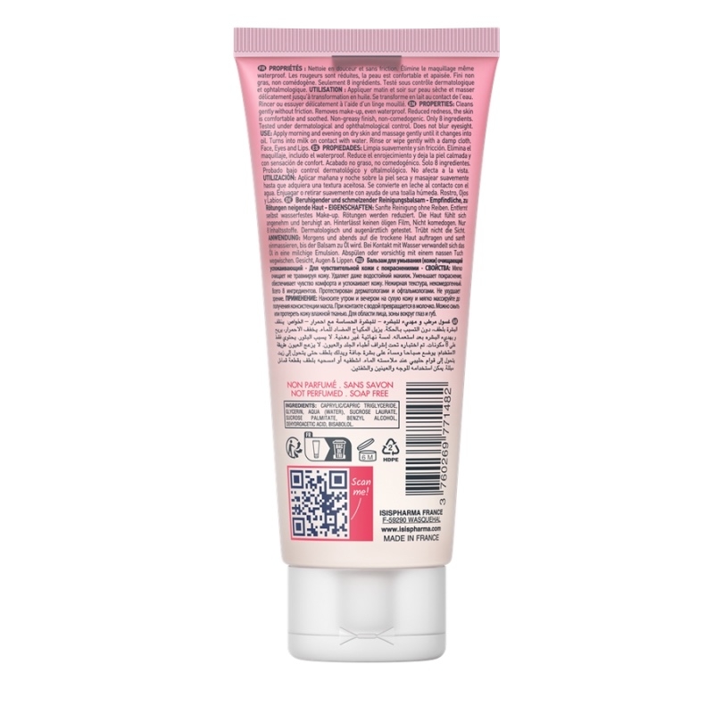 Balsam de curatare pentru ten sensibil cu roseata Ruboril, 100 ml, Isispharma Balsam de curatare pentru ten sensibil cu roseata Ruboril, 100 ml, Isispharma