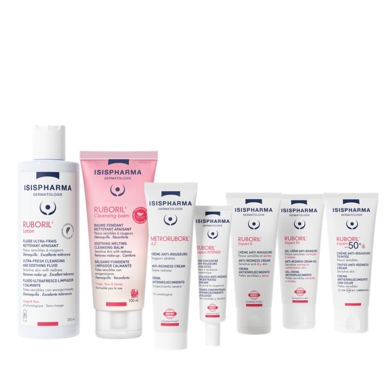 Balsam de curatare pentru ten sensibil cu roseata Ruboril, 100 ml, Isispharma Balsam de curatare pentru ten sensibil cu roseata Ruboril, 100 ml, Isispharma