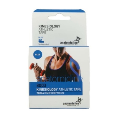Banda kinesiologica albastra, 5 cm x 5 m, Anatomic Line Banda kinesiologica albastra, 5 cm x 5 m, Anatomic Line