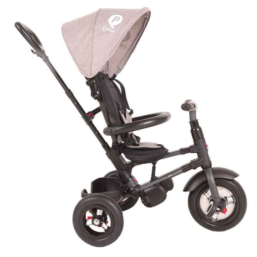 Tricicleta cu roti de cauciuc Qplay Rito Rubber Violet Tricicleta cu roti de cauciuc Qplay Rito Rubber Violet