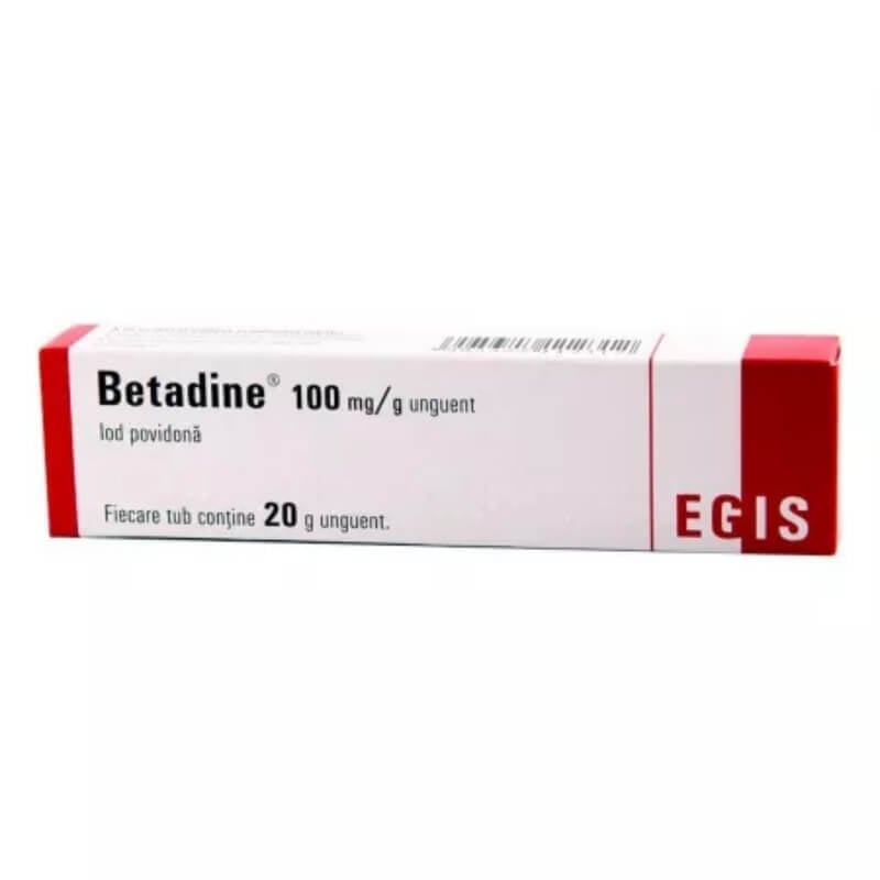 Betadine unguent, 100 mg/g, 20 g, Egis Pharmaceutical Betadine unguent, 100 mg/g, 20 g, Egis Pharmaceutical