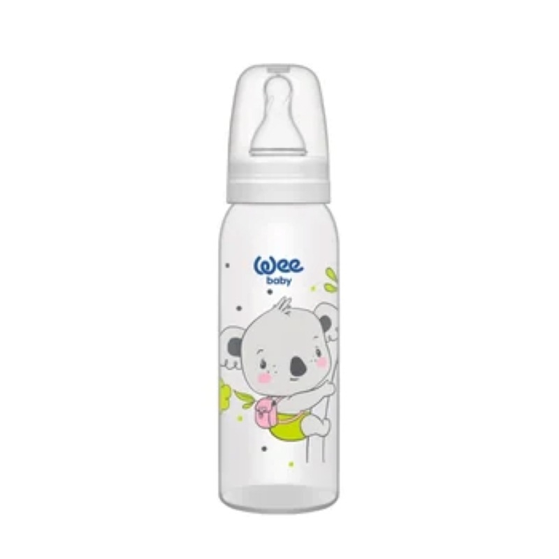 Biberon cu tetina rotunda, 250ml, Wee Baby