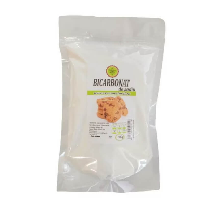 Bicarbonat de sodiu, 500 g, Natural Seeds Bicarbonat de sodiu, 500 g, Natural Seeds