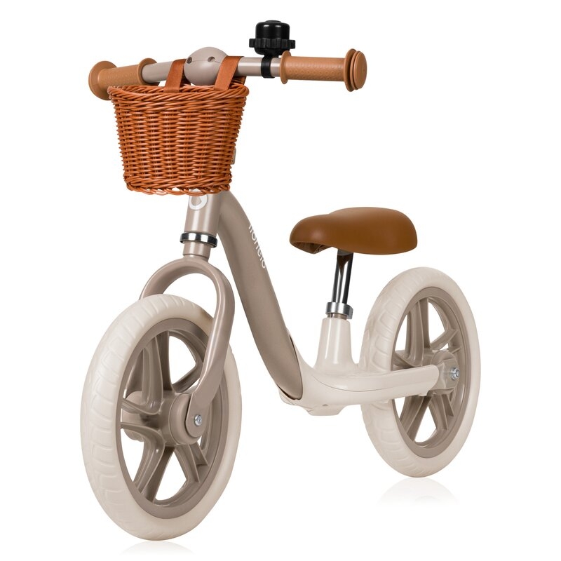 Bicicleta fara pedale, Lionelo, Alex Plus, Usoara, Cu ghidon si sa reglabile, Include cos depozitare si sonerie, Din otel, Cu roti din spuma EVA, 12 inch, Beige Sand Bicicleta fara pedale, Lionelo, Alex Plus, Usoara, Cu ghidon si sa reglabile, Include cos depozitare si sonerie, Din otel, Cu roti din spuma EVA, 12 inch, Beige Sand