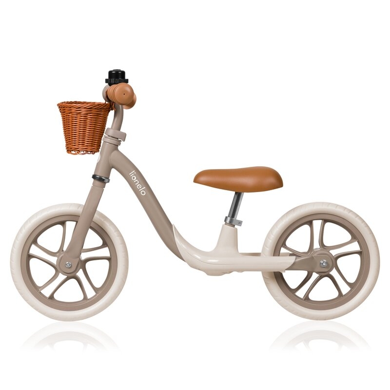 Bicicleta fara pedale, Lionelo, Alex Plus, Usoara, Cu ghidon si sa reglabile, Include cos depozitare si sonerie, Din otel, Cu roti din spuma EVA, 12 inch, Beige Sand Bicicleta fara pedale, Lionelo, Alex Plus, Usoara, Cu ghidon si sa reglabile, Include cos depozitare si sonerie, Din otel, Cu roti din spuma EVA, 12 inch, Beige Sand