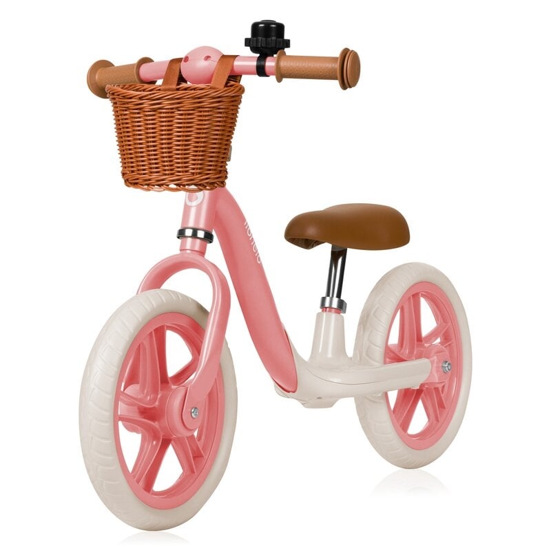 Bicicleta fara pedale, Lionelo, Alex Plus, Usoara, Cu ghidon si sa reglabile, Include cos depozitare si sonerie, Din otel, Cu roti din spuma EVA, 12 inch, Pink Rose Bicicleta fara pedale, Lionelo, Alex Plus, Usoara, Cu ghidon si sa reglabile, Include cos depozitare si sonerie, Din otel, Cu roti din spuma EVA, 12 inch, Pink Rose