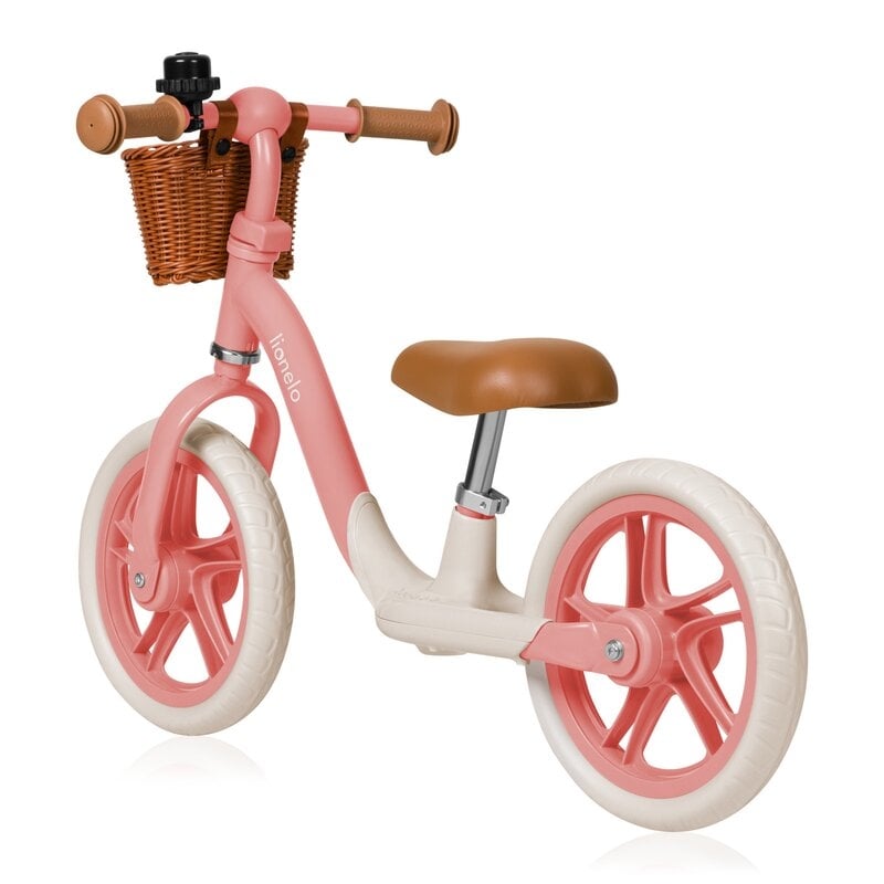 Bicicleta fara pedale, Lionelo, Alex Plus, Usoara, Cu ghidon si sa reglabile, Include cos depozitare si sonerie, Din otel, Cu roti din spuma EVA, 12 inch, Pink Rose Bicicleta fara pedale, Lionelo, Alex Plus, Usoara, Cu ghidon si sa reglabile, Include cos depozitare si sonerie, Din otel, Cu roti din spuma EVA, 12 inch, Pink Rose