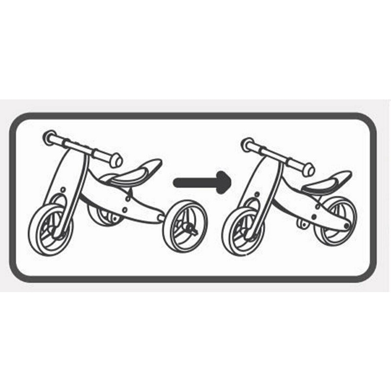 Bicicleta/tricicleta fara pedale din lemn, 2 in 1, Functie de bicicleta echilibru, Sa reglabila, Manere antiderapante, Roti ajustabile, 18 luni – 3 ani, Free2Move, Brown Black Bicicleta/tricicleta fara pedale din lemn, 2 in 1, Functie de bicicleta echilibru, Sa reglabila, Manere antiderapante, Roti ajustabile, 18 luni – 3 ani, Free2Move, Brown Black