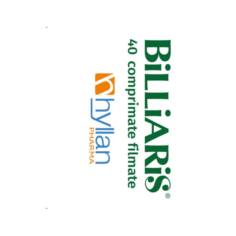 Billiaris, 40 comprimate, Hyllan Billiaris, 40 comprimate, Hyllan