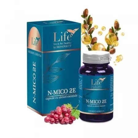 N-Mico 2 E cu uleiuri esentiale, 30 capsule, Bionovativ