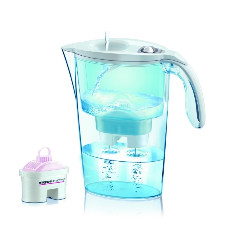 Cana filtranta de apa culoare alba Magnesium Active J31EC, 2.3 litri, Laica Cana filtranta de apa culoare alba Magnesium Active J31EC, 2.3 litri, Laica