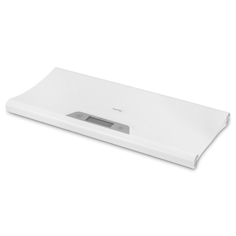 Cantar electronic, Lionelo, Pentru bebelusi, Pana la 20 kg, Memoria ultimei masuratori, Afisare timp de 25 sec, Alb Cantar electronic, Lionelo, Pentru bebelusi, Pana la 20 kg, Memoria ultimei masuratori, Afisare timp de 25 sec, Alb