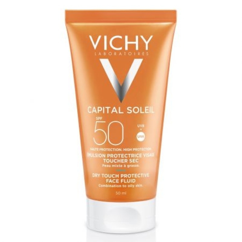 Capital Soleil emulsie matifianta pentru fata SPF 50, 50ml, Vichy Capital Soleil emulsie matifianta pentru fata SPF 50, 50ml, Vichy
