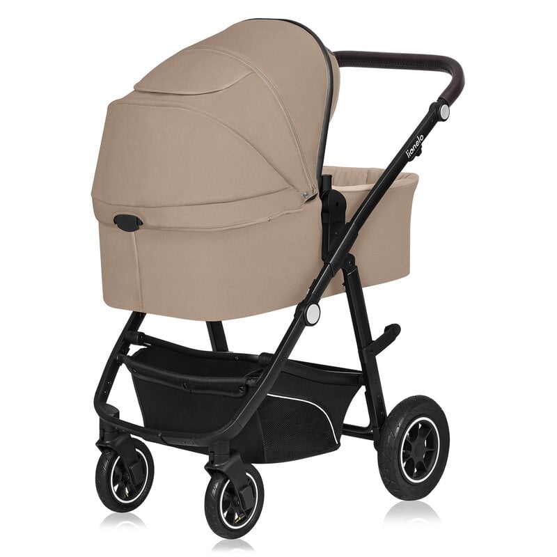 Carucior 3 in 1, Lionelo, Bianka, Transformabil, Cadru aluminiu, Cu landou si salteluta moale, Cu scoica auto testata ADAC, Cu multiple accesorii, Sustine 22 kg, 0 luni+, EN1466:2014+AC:2015, EN1888, Bej Carucior 3 in 1, Lionelo, Bianka, Transformabil, Cadru aluminiu, Cu landou si salteluta moale, Cu scoica auto testata ADAC, Cu multiple accesorii, Sustine 22 kg, 0 luni+, EN1466:2014+AC:2015, EN1888, Bej