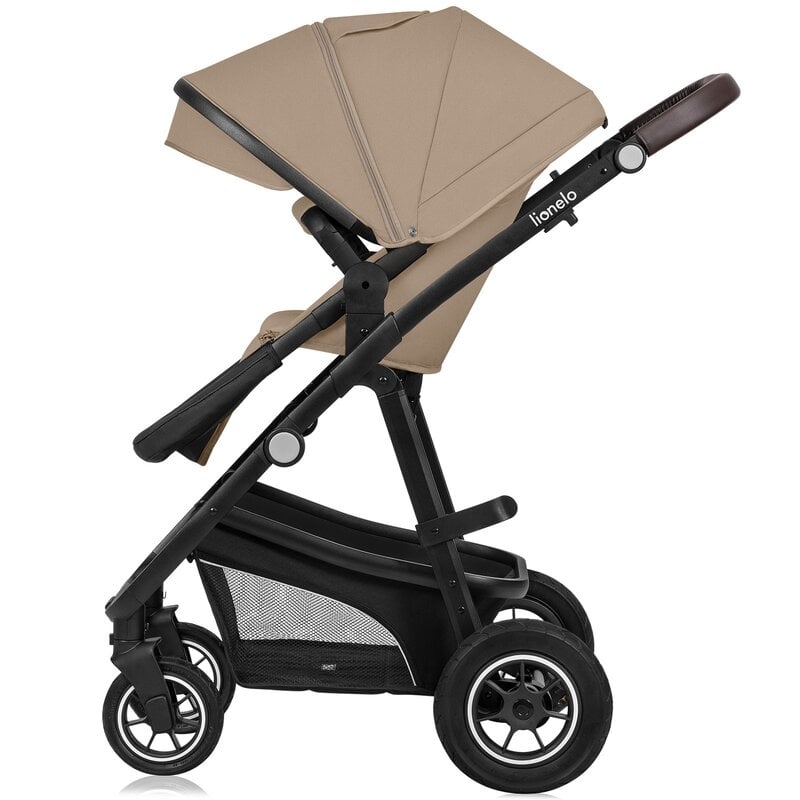 Carucior 3 in 1, Lionelo, Bianka, Transformabil, Cadru aluminiu, Cu landou si salteluta moale, Cu scoica auto testata ADAC, Cu multiple accesorii, Sustine 22 kg, 0 luni+, EN1466:2014+AC:2015, EN1888, Bej Carucior 3 in 1, Lionelo, Bianka, Transformabil, Cadru aluminiu, Cu landou si salteluta moale, Cu scoica auto testata ADAC, Cu multiple accesorii, Sustine 22 kg, 0 luni+, EN1466:2014+AC:2015, EN1888, Bej