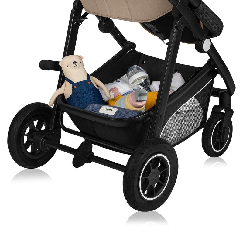 Carucior 3 in 1, Lionelo, Bianka, Transformabil, Cadru aluminiu, Cu landou si salteluta moale, Cu scoica auto testata ADAC, Cu multiple accesorii, Sustine 22 kg, 0 luni+, EN1466:2014+AC:2015, EN1888, Bej Carucior 3 in 1, Lionelo, Bianka, Transformabil, Cadru aluminiu, Cu landou si salteluta moale, Cu scoica auto testata ADAC, Cu multiple accesorii, Sustine 22 kg, 0 luni+, EN1466:2014+AC:2015, EN1888, Bej
