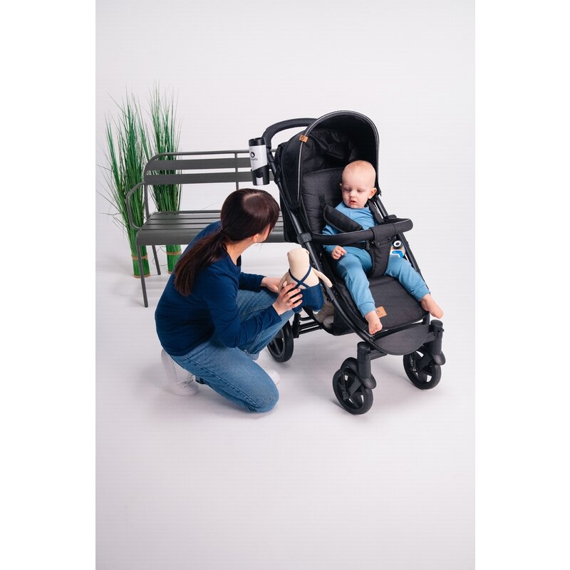 Carucior sport, Lionelo, Annet Plus, De la nastere, Cu accesorii si capotina XXL reglabila, 0 - 22 Kg, Conform cu standardele europene de securitate EN1888-1 si EN1888-2, Bej