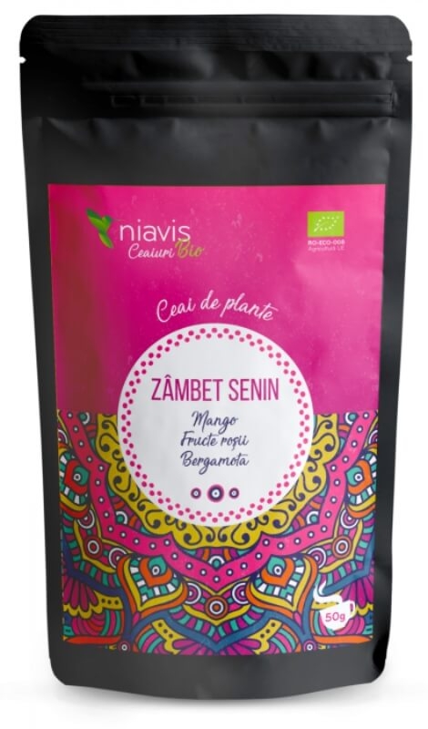Ceai bio Zambet senin, 50 g, Niavis Ceai bio Zambet senin, 50 g, Niavis