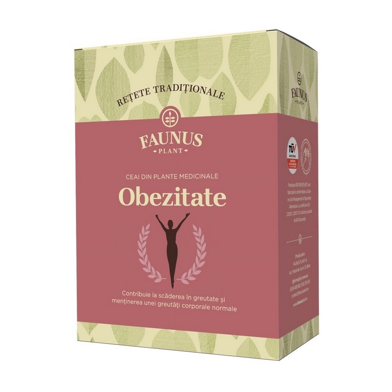 Ceai Obezitate Retete Traditionale, 180 g, Faunus Plant Ceai Obezitate Retete Traditionale, 180 g, Faunus Plant