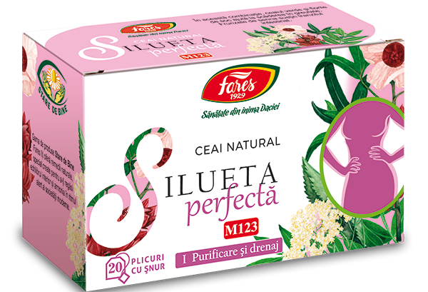 Ceai silueta perfecta purificare si drenaj 20plicuri, Fares Ceai silueta perfecta purificare si drenaj 20plicuri, Fares