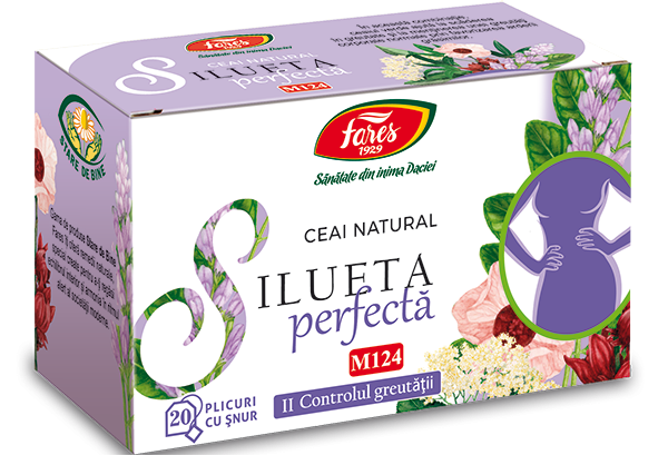 Ceai silueta perfecta controlul greutatii 20plicuri, Fares