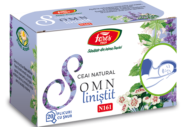 Ceai somn linistit 20plicuri, Fares