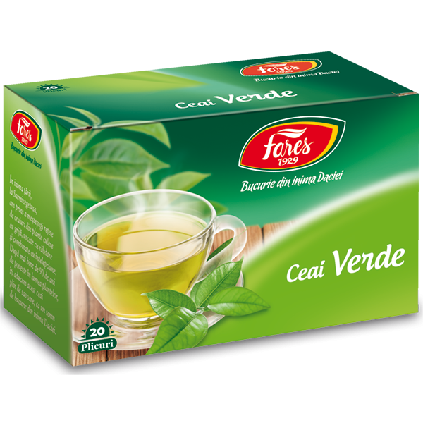 Ceai verde 20plicuri, Fares