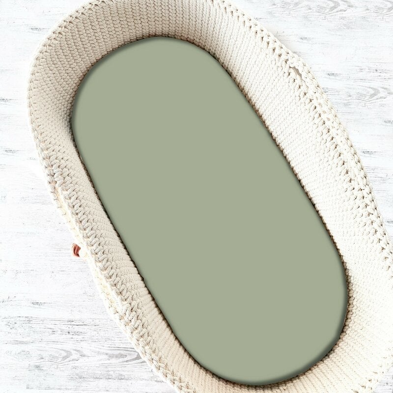 Cearceaf cu elastic, MimiNu, Pentru landou, landou, carucior si cosulet, 80x35 cm, Din Jerseu, Material certificat Oeko Tex Standard 100, Olive Cearceaf cu elastic, MimiNu, Pentru landou, landou, carucior si cosulet, 80x35 cm, Din Jerseu, Material certificat Oeko Tex Standard 100, Olive