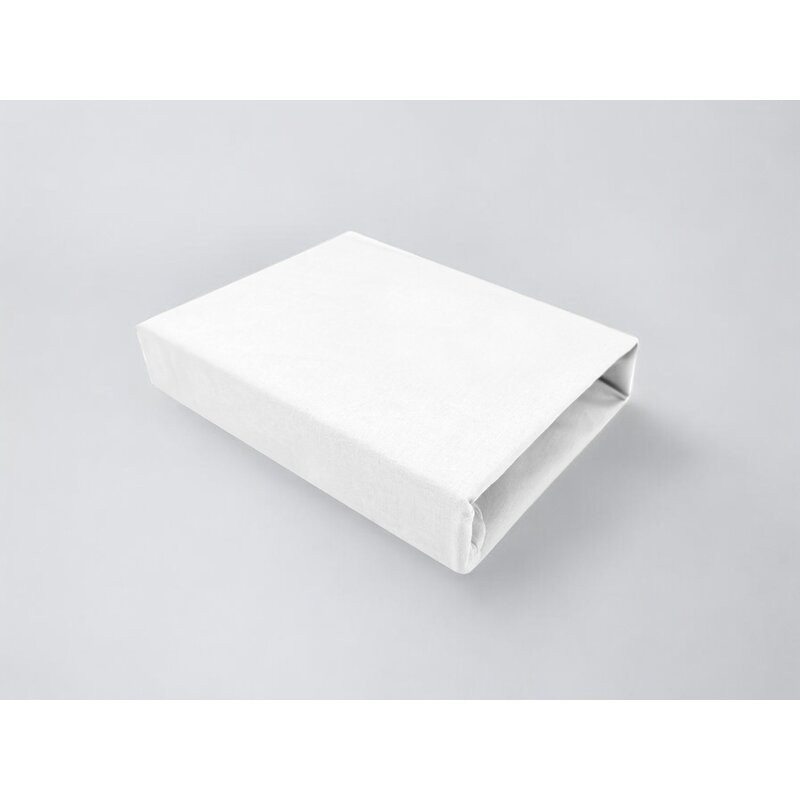 Cearceaf cu elastic, Qmini, Pentru patut co-sleeper, Aurora, Dimensiune 76 x 43 cm, Din bumbac jersey, Material certificat Oeko Tex Standard 100, White Cearceaf cu elastic, Qmini, Pentru patut co-sleeper, Aurora, Dimensiune 76 x 43 cm, Din bumbac jersey, Material certificat Oeko Tex Standard 100, White