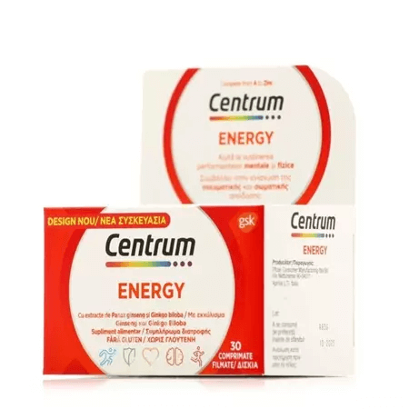 Centrum Energy, 30 comprimate filmate, GSK (Haleon) Centrum Energy, 30 comprimate filmate, GSK (Haleon)
