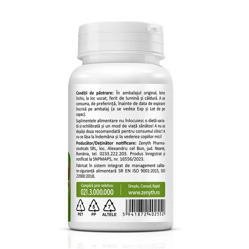 Chaga 500 mg, 30 capsule, Zenyth Chaga 500 mg, 30 capsule, Zenyth