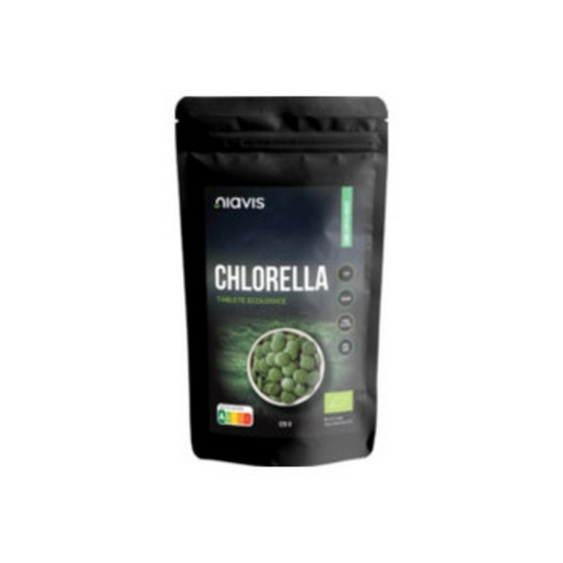 Chlorella tablete ecologice, 125 g, Niavis Chlorella tablete ecologice, 125 g, Niavis