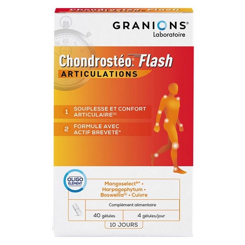 Chondrosteo+ Flash, 40 capsule, Granions Chondrosteo+ Flash, 40 capsule, Granions