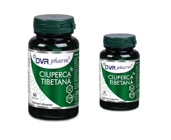 DVR Pharm - Ciuperca tibetana pachet 60+30cps DVR Pharm - Ciuperca tibetana pachet 60+30cps