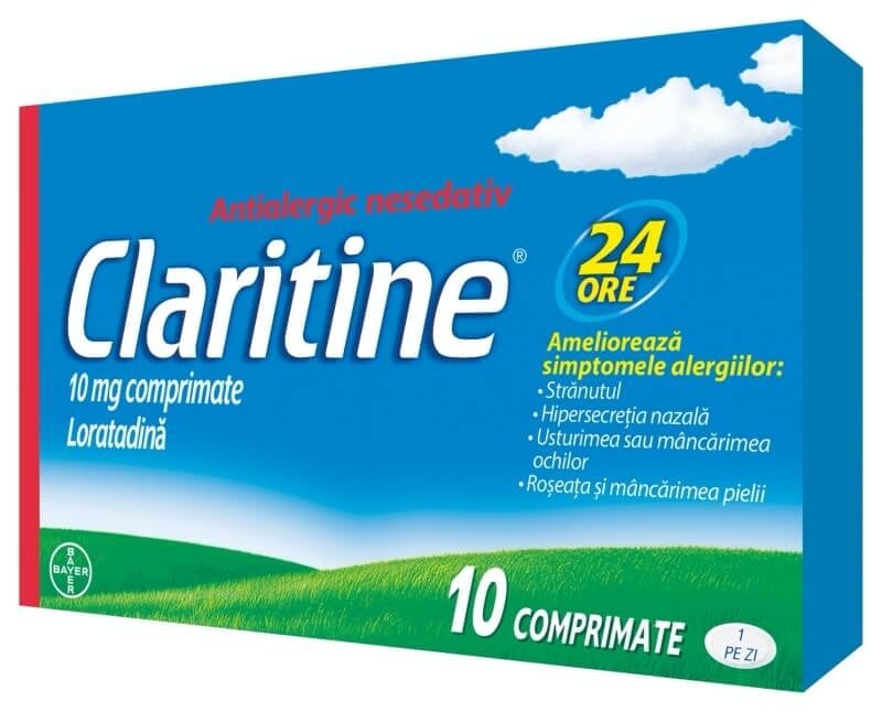 Claritine, 10 mg, 10 comprimate, Bayer