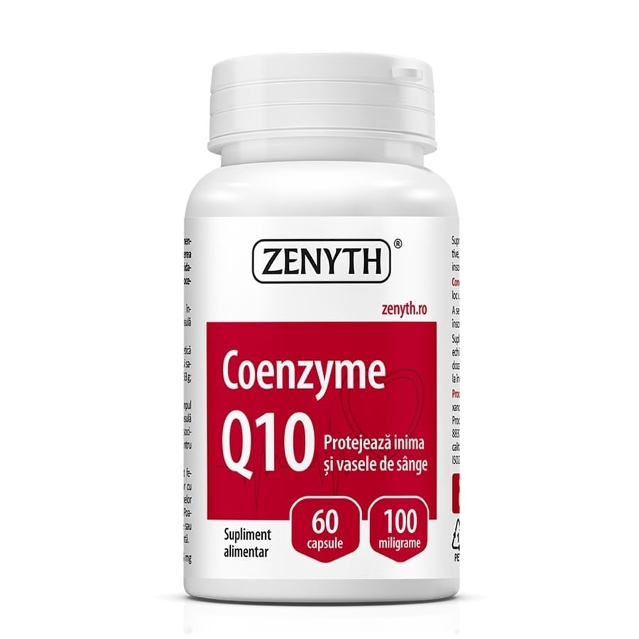Coenzima Q10 100 mg, 60 capsule, Zenyth Coenzima Q10 100 mg, 60 capsule, Zenyth