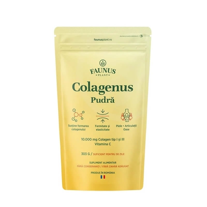 Colagenus cu vitamina C pudra, 303 g, Faunus Plant