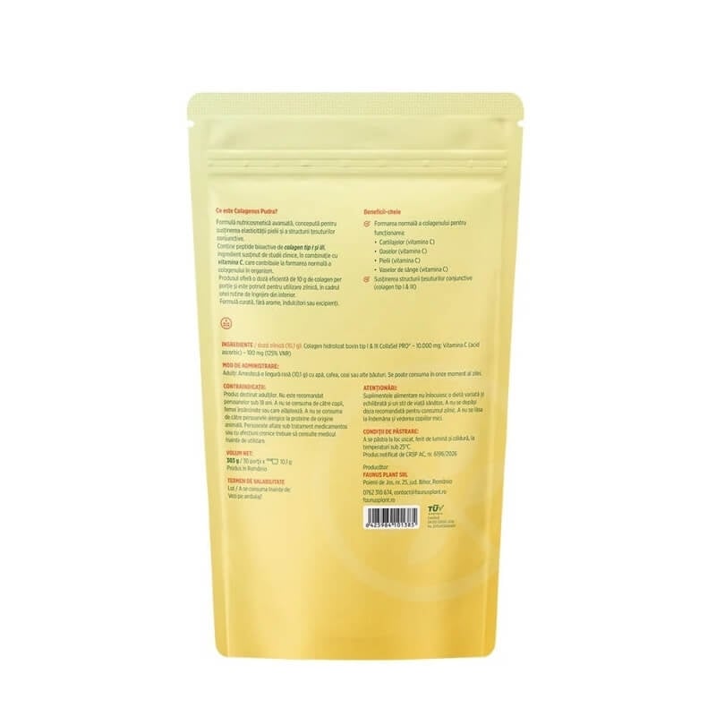 Colagenus cu vitamina C pudra, 303 g, Faunus Plant
