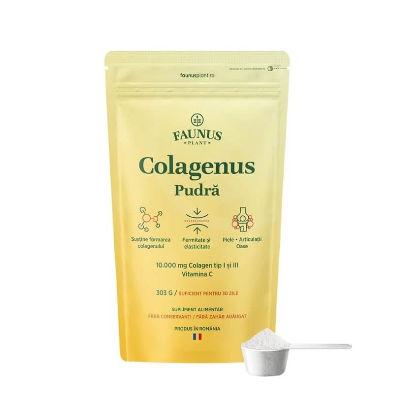 Colagenus cu vitamina C pudra, 303 g, Faunus Plant