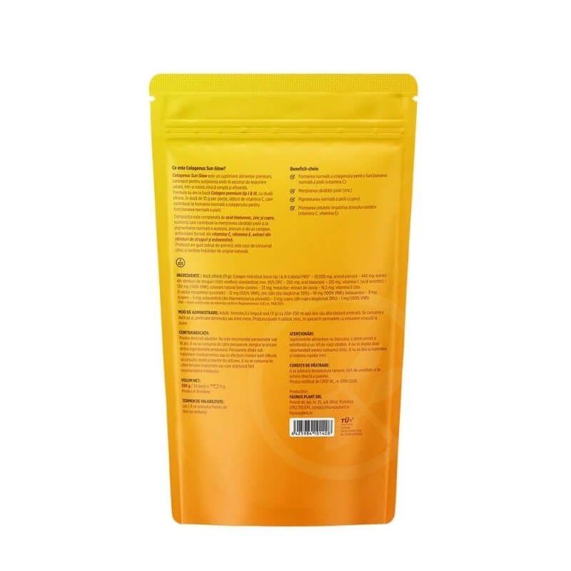 Colagenus Sun Glow pudra, 330 g, Faunus Plant Colagenus Sun Glow pudra, 330 g, Faunus Plant