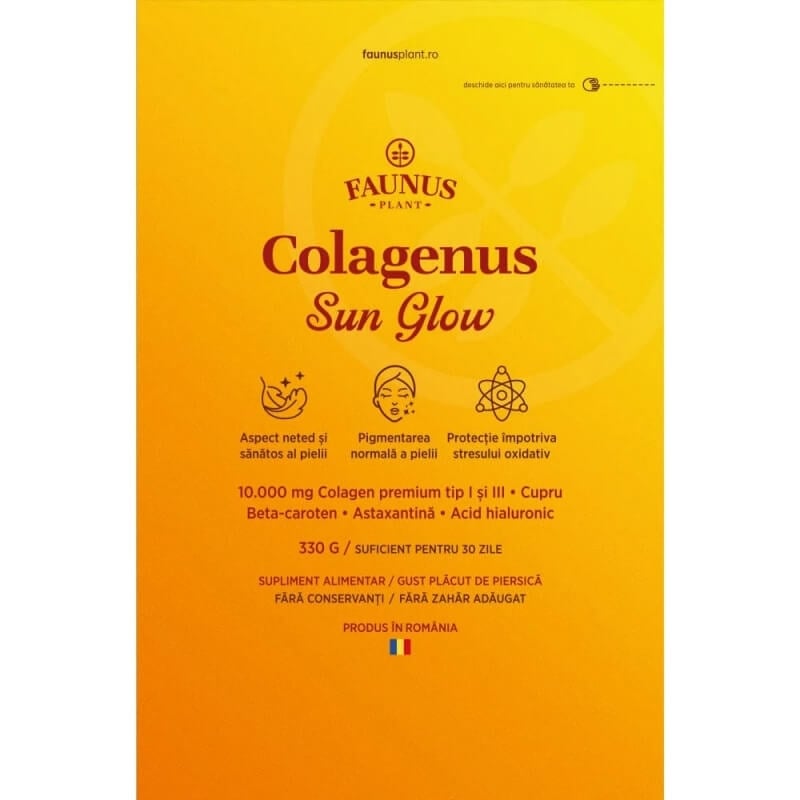 Colagenus Sun Glow pudra, 330 g, Faunus Plant Colagenus Sun Glow pudra, 330 g, Faunus Plant