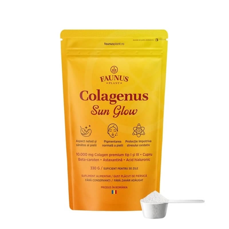 Colagenus Sun Glow pudra, 330 g, Faunus Plant Colagenus Sun Glow pudra, 330 g, Faunus Plant
