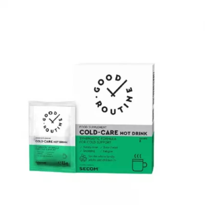 Cold-Care Hot Drink Good Routine, 8 plicuri, Secom Cold-Care Hot Drink Good Routine, 8 plicuri, Secom