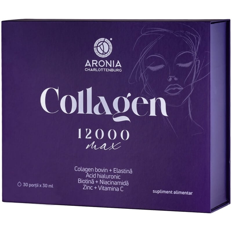 Collagen 12.000 Max, 30 ml, 30 sticlute, Aronia Charlottenburg