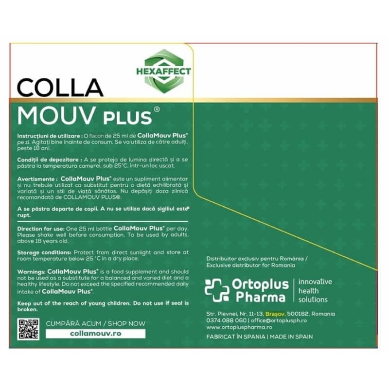 CollaMouv Plus, 25 ml, 30 flacoane, Deutsche Heilmittel GmbH